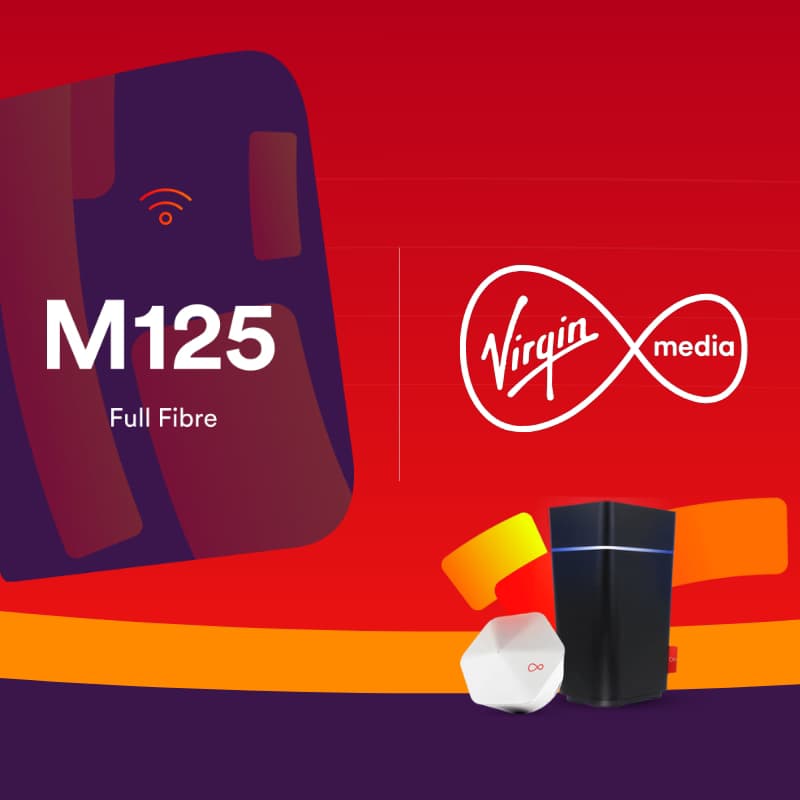 Virgin Media M125 Full Fibre Broadband