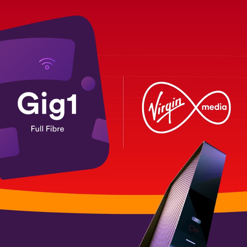 Virgin Media Gig1 Full Fibre Broadband