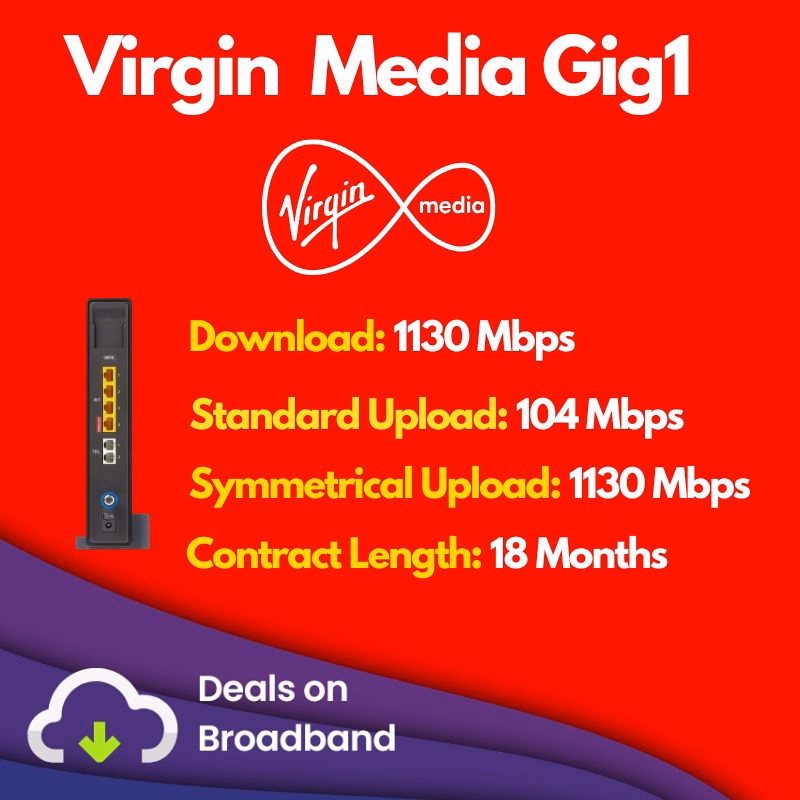 Virgin Media Gig1 - Speed and Contract Details