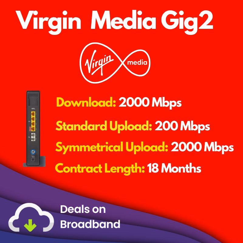 Virgin Media Gig2- Speed and Contract Details